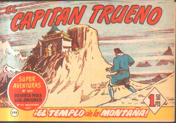 EL CAPITAN TRUENO. ¡EL TEMPLO DE LA MONTAÑA!  Nº 296