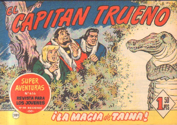 EL CAPITAN TRUENO. ¡LA MAGIA DE TAINA!  Nº 301