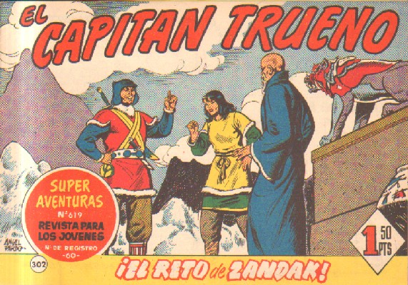 EL CAPITAN TRUENO. ¡EL RETO DE ZANDAK!  Nº 302