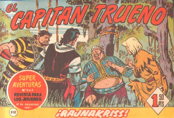 EL CAPITAN TRUENO. ¡RAJNAKRISS!  Nº 310