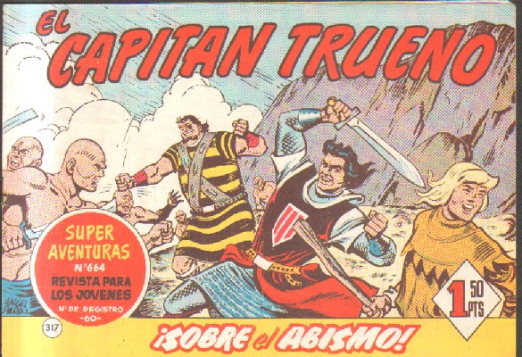 EL CAPITAN TRUENO. ¡SOBRE EL ABISMO!  Nº 317