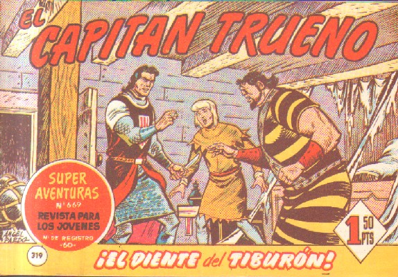 EL CAPITAN TRUENO. ¡EL DIENTE DEL TIBURON!  Nº 319