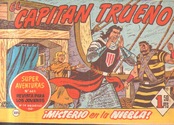 EL CAPITAN TRUENO. ¡EL MISTERIO DE LA NIEBLA!  Nº 325