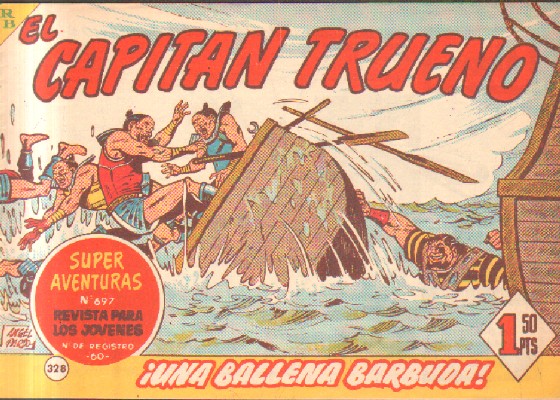 EL CAPITAN TRUENO. ¡UNA BALLENA BARBUDA!  Nº 328