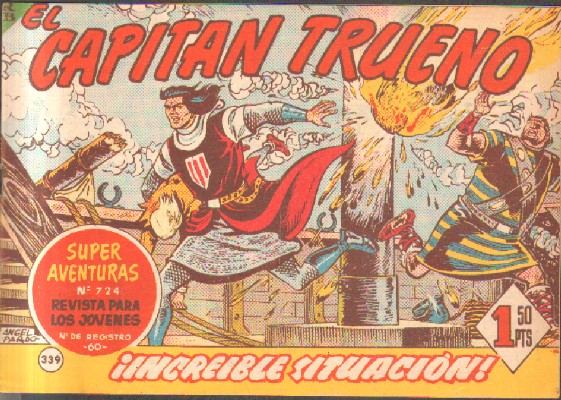 EL CAPITAN TRUENO. ¡INCREIBLE SITUACION!  Nº 339