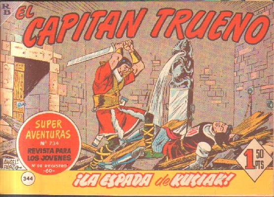 EL CAPITAN TRUENO. ¡LA ESPADA DE KUSIAK!  Nº 344
