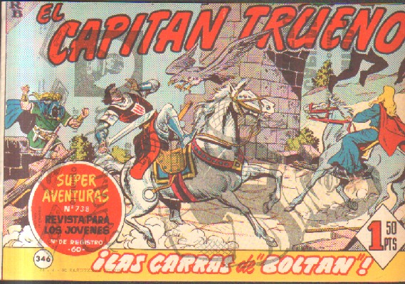 EL CAPITAN TRUENO. ¡LAS GARRAS DE BOLTAN!  Nº 346