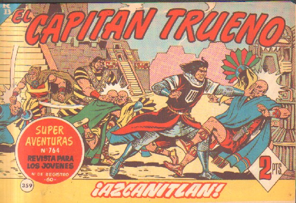 EL CAPITAN TRUENO. ¡AZCANITLAN!  Nº 359