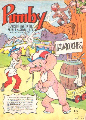 PUMBY. REVISTA INFANTIL PREMIO NACIONAL 1975. AÑO XXIII, Nº 1.011