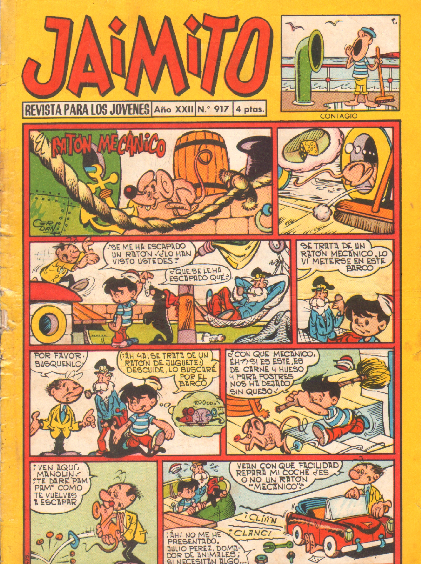 JAIMITO. REVISTA JUVENIL. AÑO XXII. Nº917.