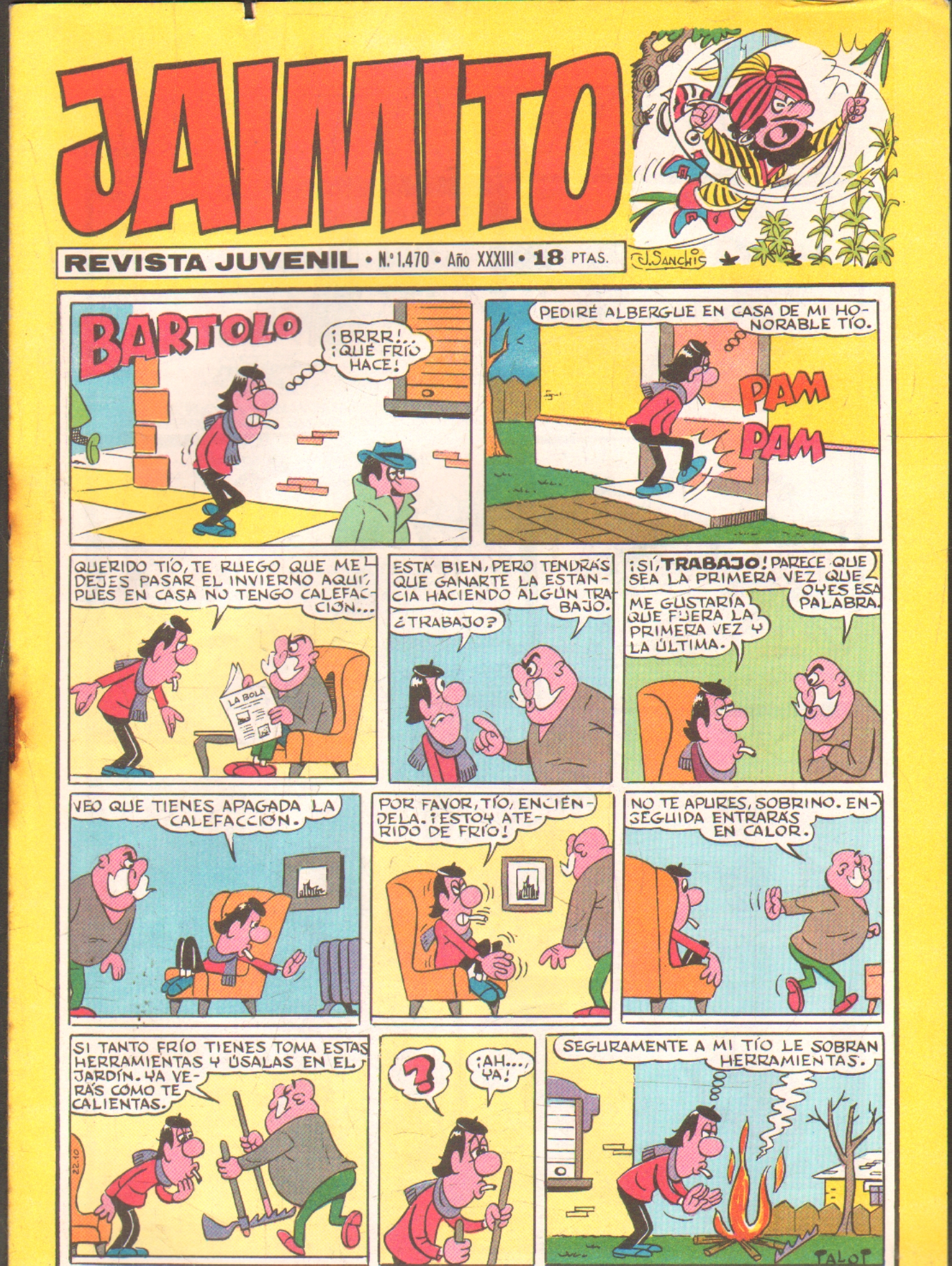 JAIMITO. REVISTA JUVENIL. AÑO XXXIII. Nº1470