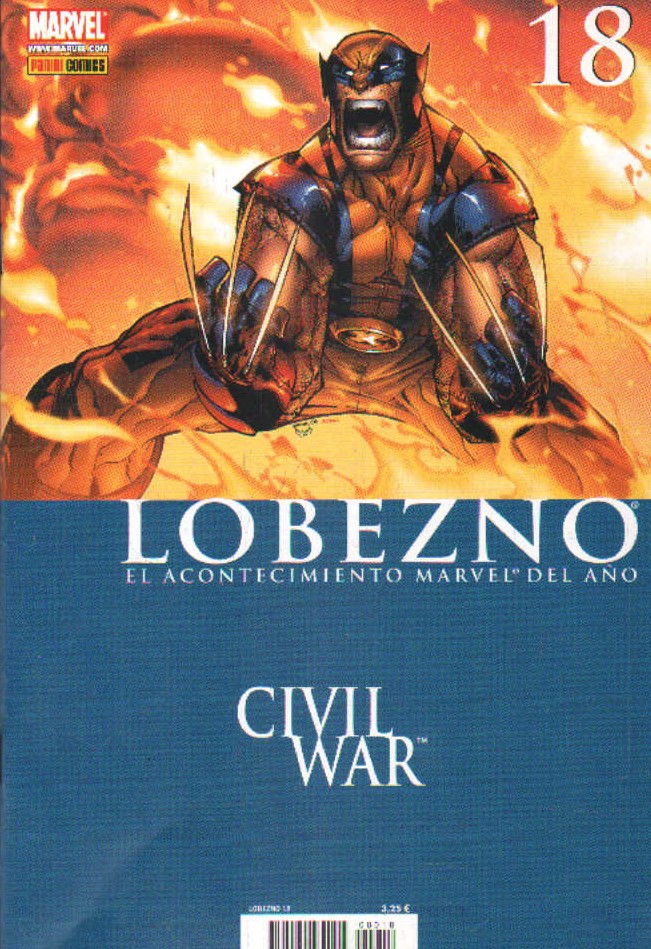 CIVIL WARS: LOBEZNO EL ACONTECIMIENTO MARVEN DEL AÑO, Nº18