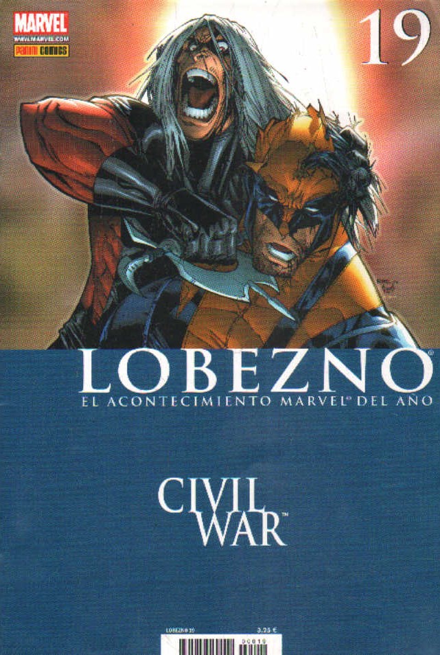 CIVIL WARS: LOBEZNO EL ACONTECIMIENTO MARVEN DEL AÑO, Nº19