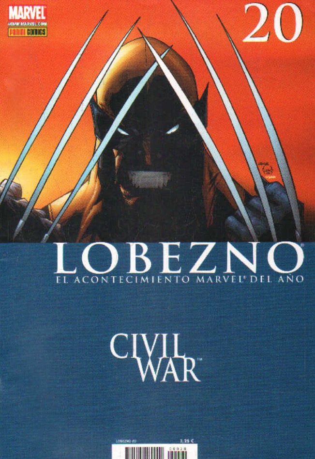 CIVIL WARS: LOBEZNO EL ACONTECIMIENTO MARVEN DEL AÑO, Nº20