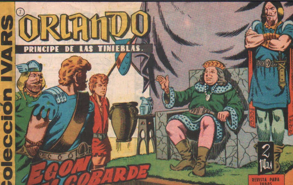 ORLANDO PRINCIPE DE LAS TINIEBLAS Nº 13: EGON EL COBARDE