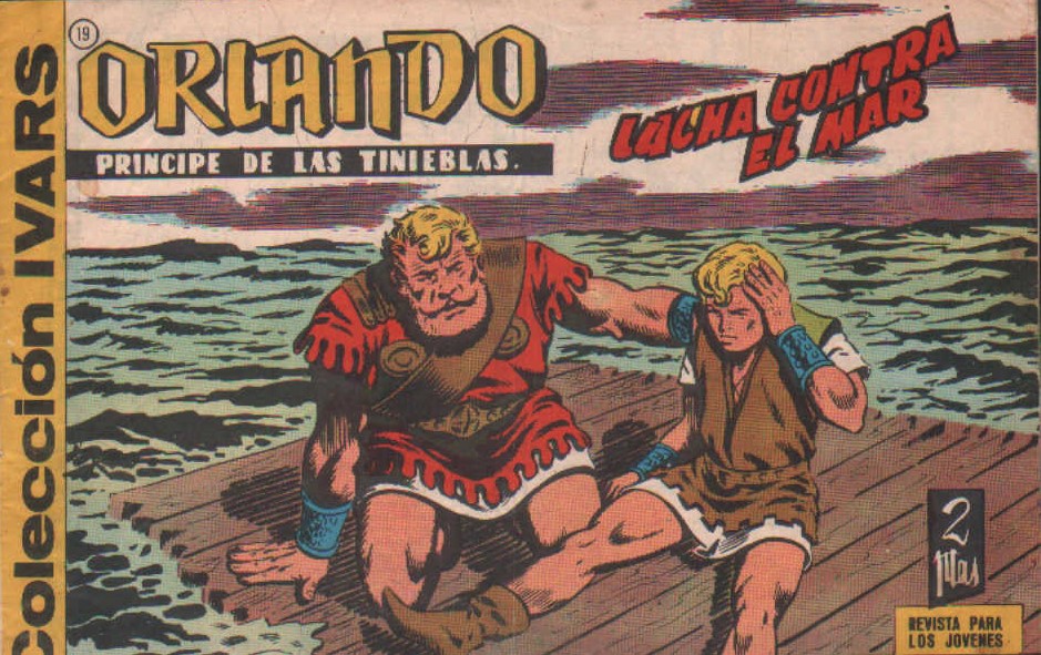 ORLANDO PRINCIPE DE LAS TINIEBLAS Nº 37: LUCHA CONTRA EL MAR