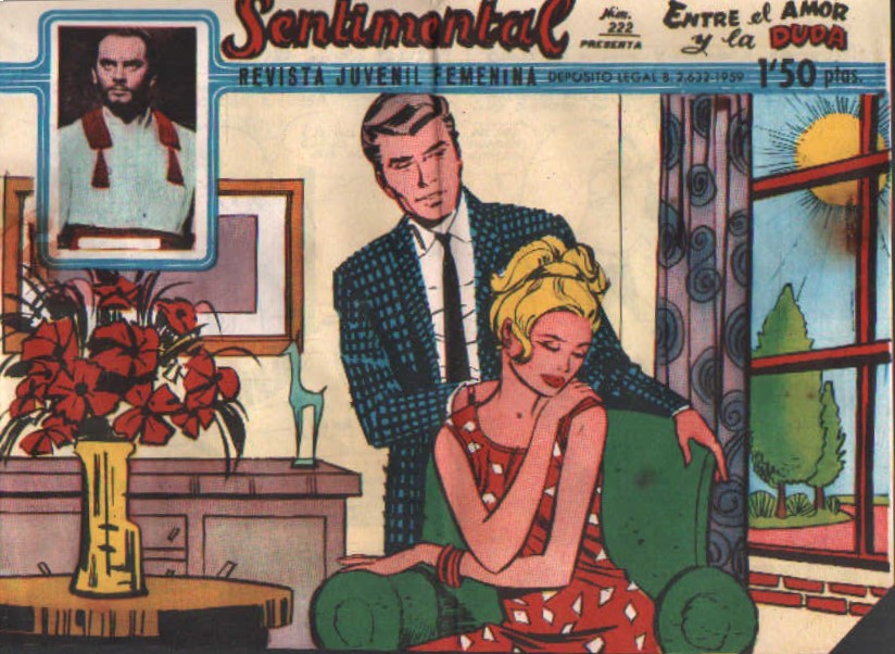 SENTIMENTAL, REVISTA JUVENIL FEMENINA Nº 222: ENTRE EL AMOR Y LA DUDA