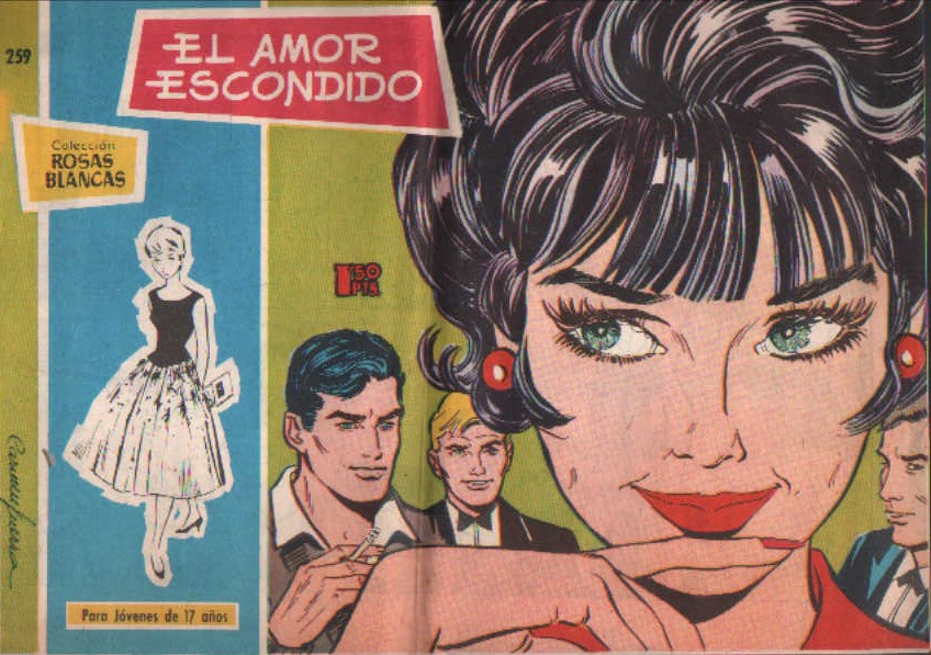 COLECCIÓN ROSAS BLANCAS, PARA JOVENES DE 17 AÑOS Nº 259: EL AMOR ESCONDIDO