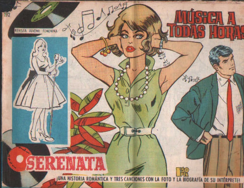 SERENATA. REVISTA JUVENIL FEMENINA Nº 192: MÚSICA A TODAS HORAS