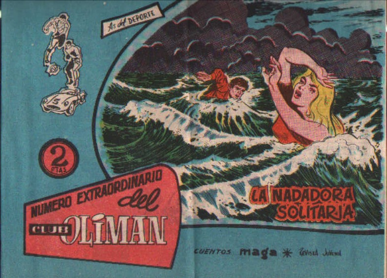 CLUB OLIMAN.  NÚMERO EXTRAORDINARIO, LA NADADORA SOLITARIA Nº 22