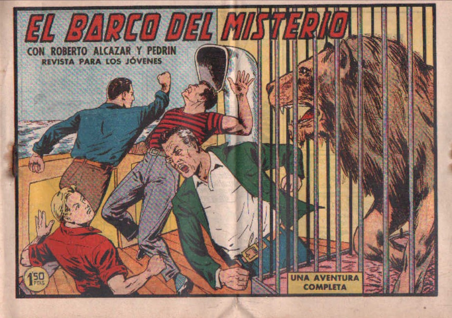 EL BARCO DEL MISTERIO, CON ROBERTO ALCAZAR Y PEDRIN. REVISTA PARA JÓVENES Nº 479