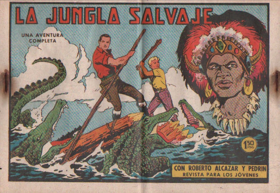 LA JUNGLA SALVAJE, CON ROBERTO ALCAZAR Y PEDRIN. REVISTA PARA JÓVENES Nº 501
