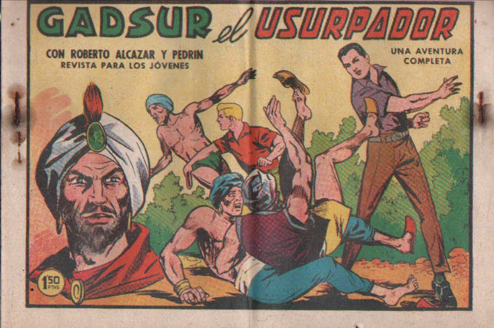GADSUR EL USURPADOR, CON ROBERTO ALCAZAR Y PEDRIN. REVISTA PARA JÓVENES Nº 506