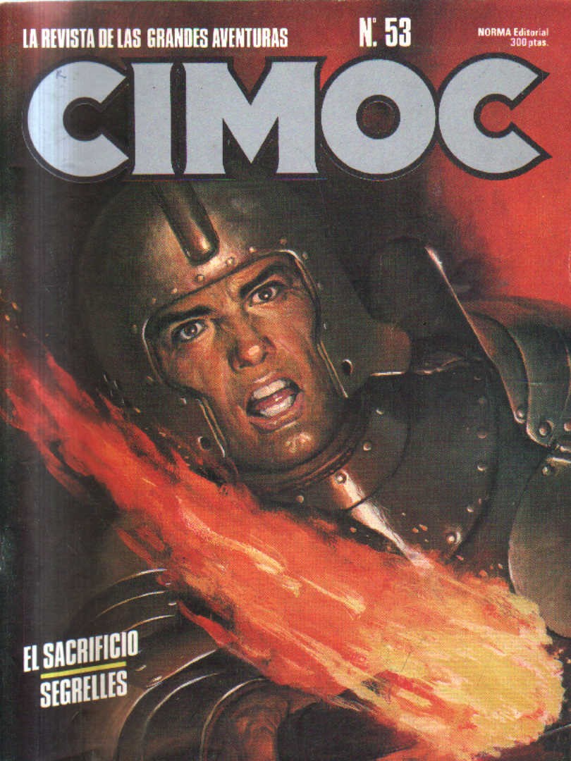 LA REVISTA DE LAS GRANDES AVENTURAS CIMOC. Nº 53. EL SACRIFICIO.