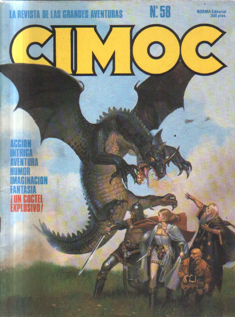 LA REVISTA DE LAS GRANDES AVENTURAS CIMOC. Nº 58. UN COCTEL EXPLOSIVO..