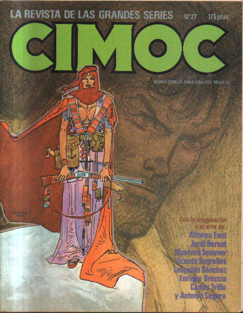 LA REVISTA DE LAS GRANDES SERIES. CIMOC. N º 27. NORMA COMIC PARA ADULTOS.