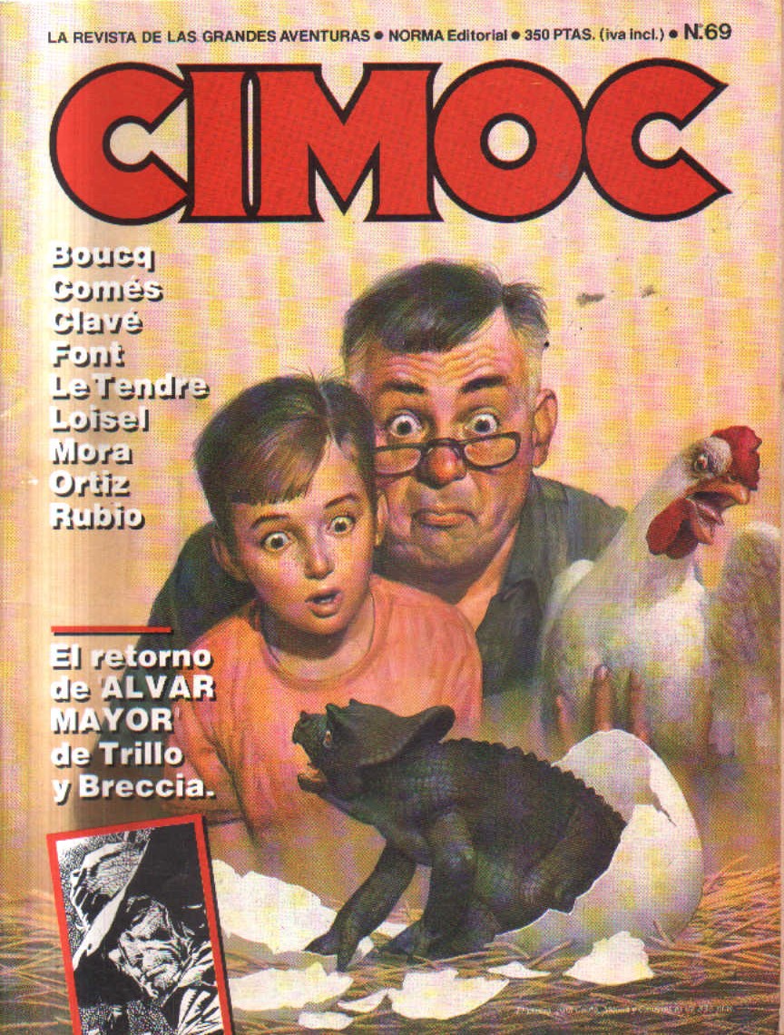 LA REVISTA DE LAS GRANDES AVENTURAS. CIMOC. N º 69 .NORMA EDITORIAL.