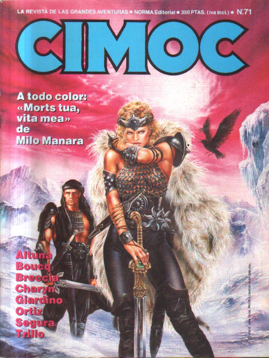LA REVISTA DE LAS GRANDES AVENTURAS. CIMOC. N º 71 . .NORMA EDITORIAL.