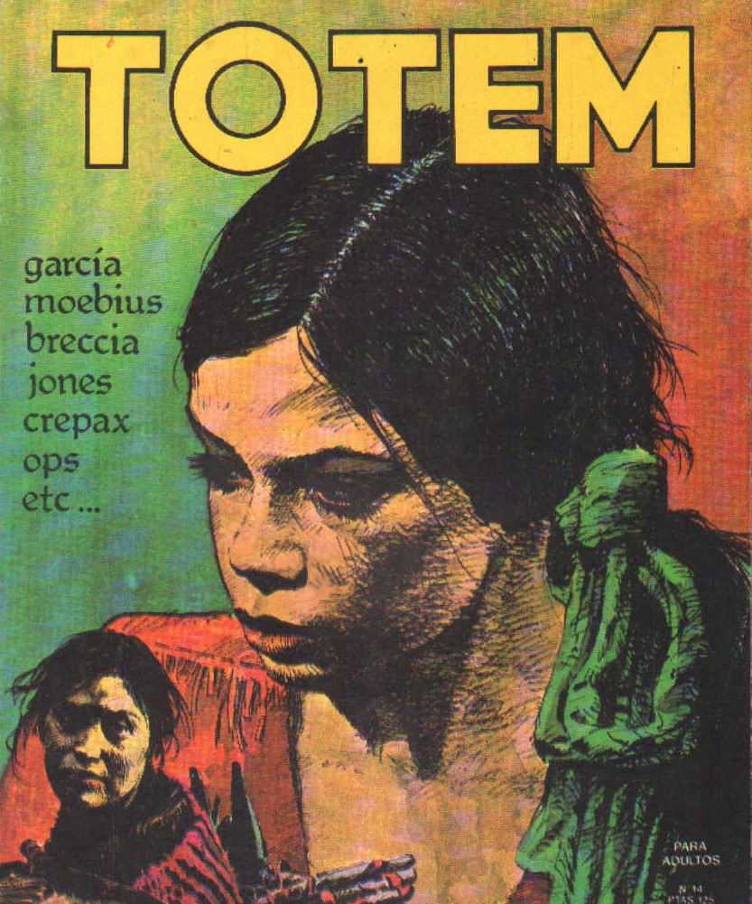 TOTEM. GARCÍA, MOEBIUS, BRECIA, JONES, CREPAX, OPS, ETC. Nº 14