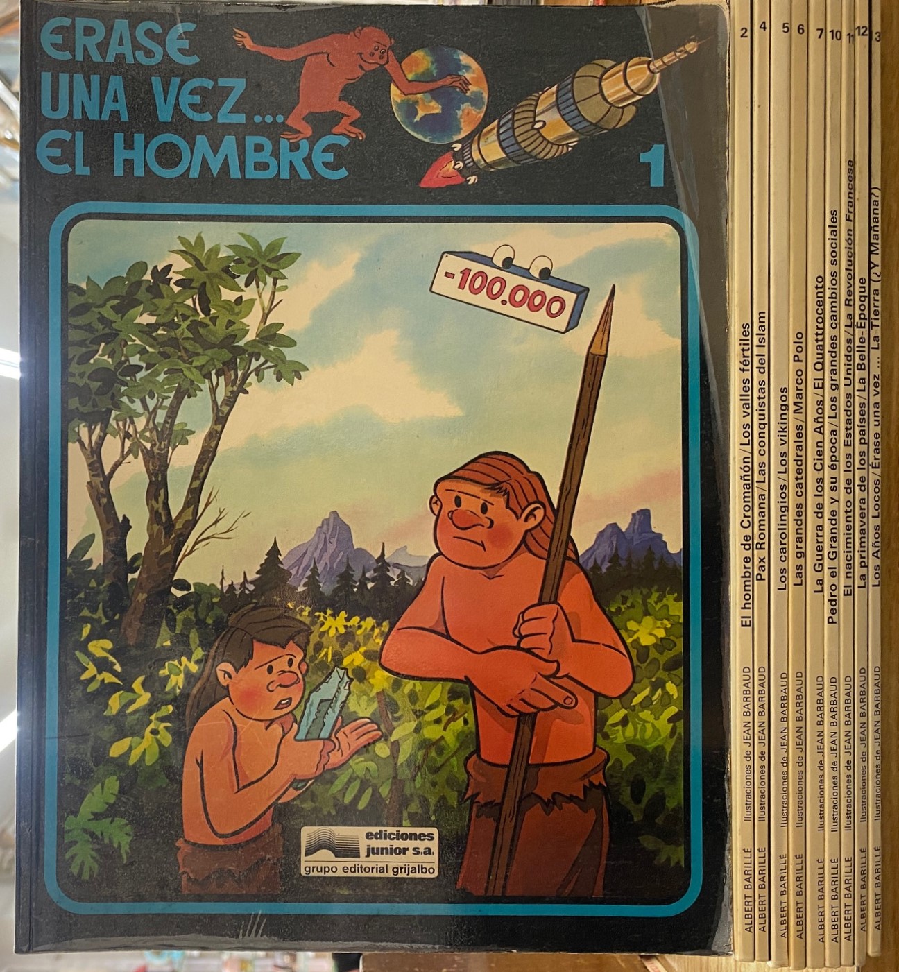 ERASE UNA VEZ… EL HOMBRE, 10 TOMOS (LEER DESCRIPCIÓN)