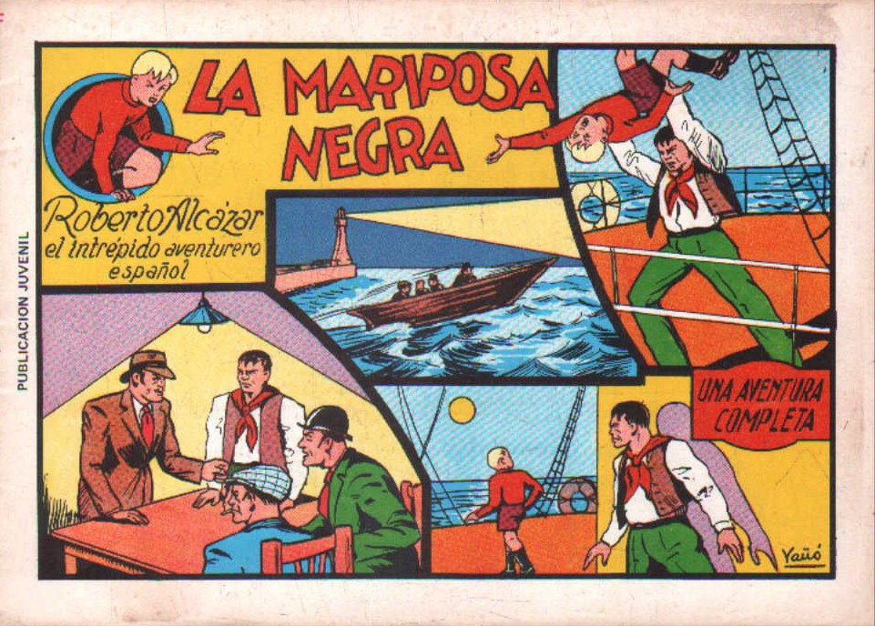ROBERTO ALCÁZAR, EL INTREPIDO AVENTURERO ESPAÑOL: LA MARIPOSA NEGRA. NUM.6