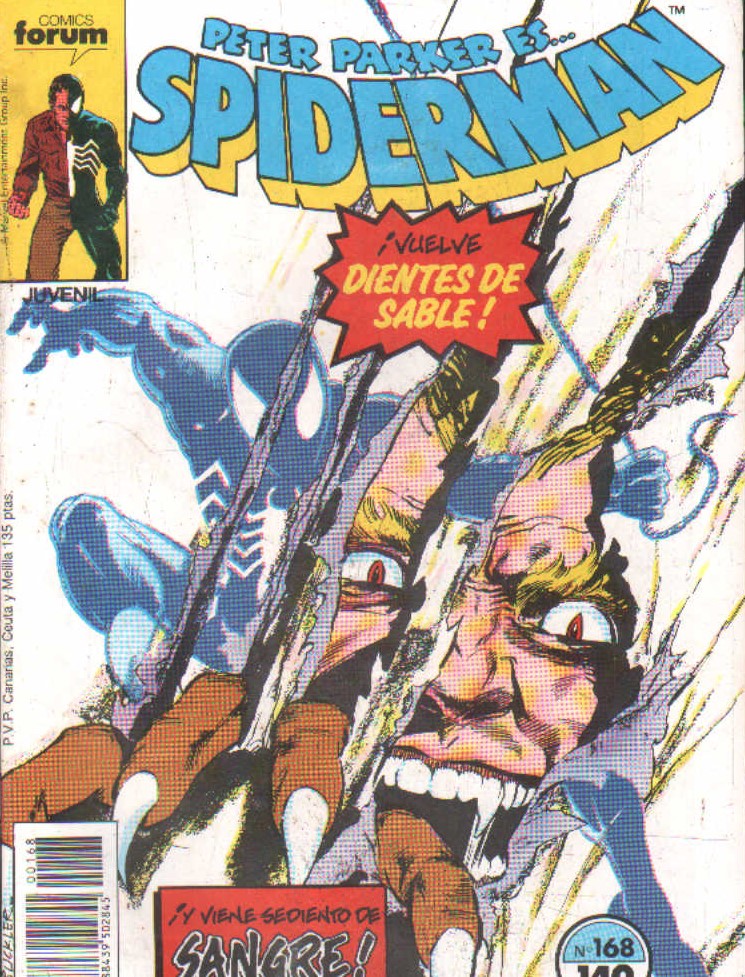 PETER PARKER ES... SPIDERMAN. Nº. 168