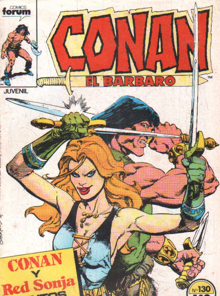CONAN EL BARBARO. CONAN Y SONJA JUNTOS. NUM. 130