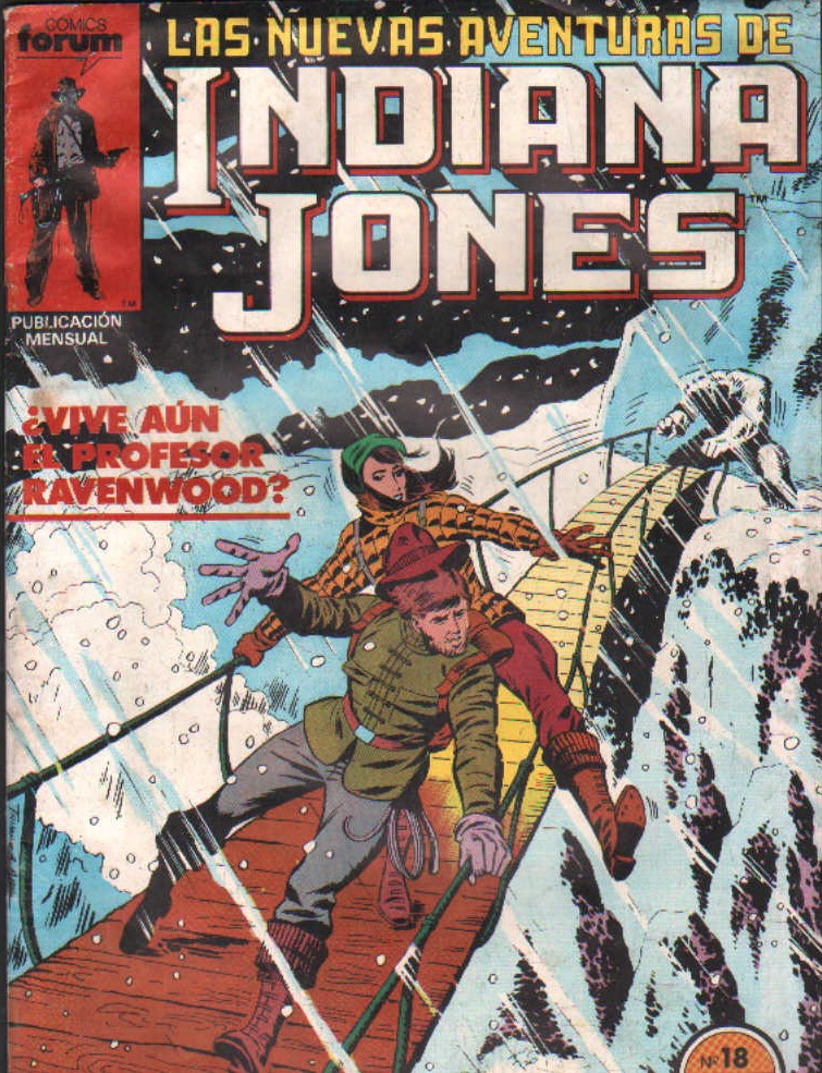 LAS NUEVAS AVENTURAS DE INDIANA JONES Nº. 18 ¿VIVE AÚN EL PROFESOR RAVENWOOD?