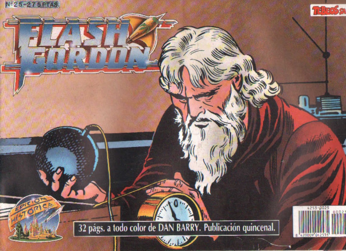 FLASH GORDON Nº. 25 - EDICION HISTORICA (REEDICION 1988, EDICIONES B)