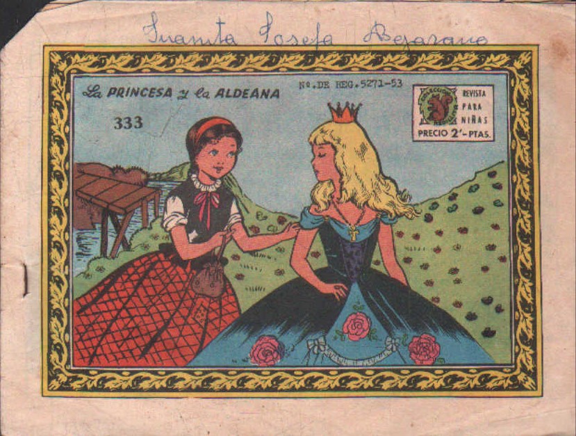 COLECCIÓN ARDILLITA, REVISTA PARA NIÑAS Nº. 333: LA PRINCESA Y LA ALDEANA