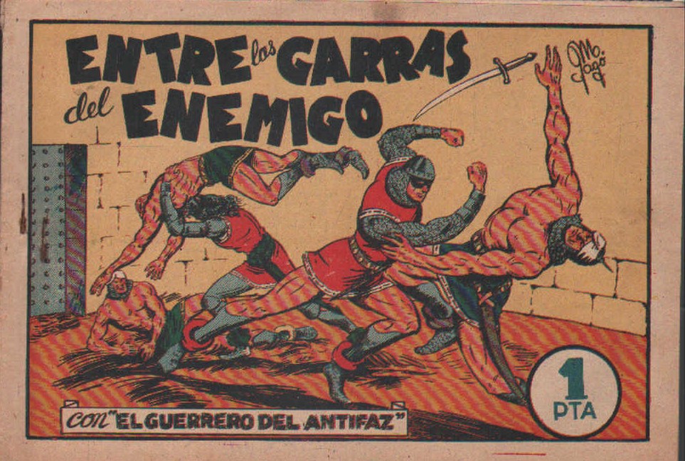 ENTRE LAS GARRAS DEL ENEMIGO CON EL GUERRERO DEL ANTIFAZ. Nº. 11 (ORIGINAL)