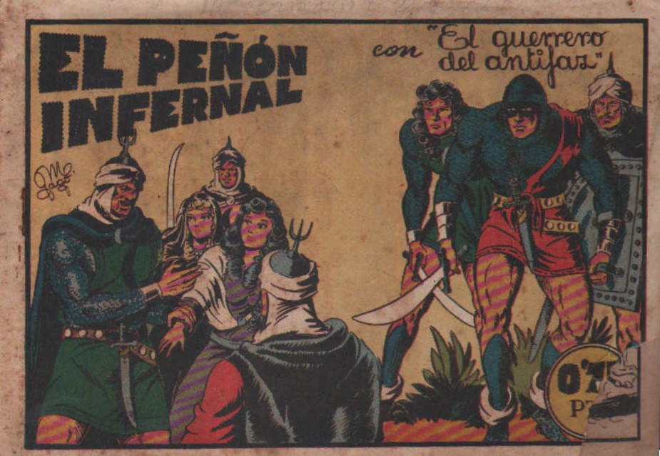 EL PEÑON INFERNAL CON EL GUERRERO DEL ANTIFAZ. Nº. 20 (ORIGINAL)