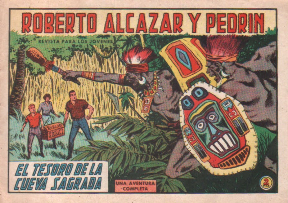 ROBERTO ALCAZAR Y PEDRIN EN EL TESORO DE LA CUEVA SAGRADA Nº. 730