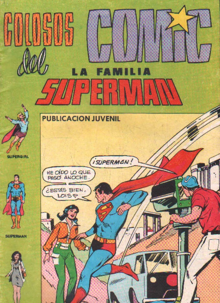 COLOSOS DEL COMIC, PUBLICACION JUVENIL: LA FAMILIA DE SUPERMAN NUM. 8