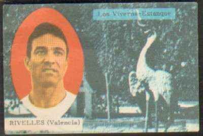 CROMO DE FUTBOL AÑOS 60. VALENCIA: RIVELLES