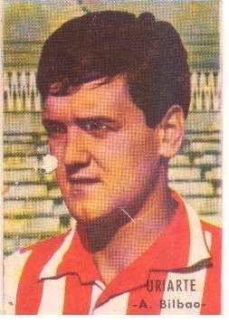 CROMOS JUGADORES DE FUTBOL  AÑO 1966-67 URIARTE-A.BILBAO