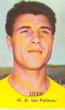 CROMOS JUGADORES DE FUTBOL  AÑO 1966-67 LIZANI-U.D LAS PALMAS