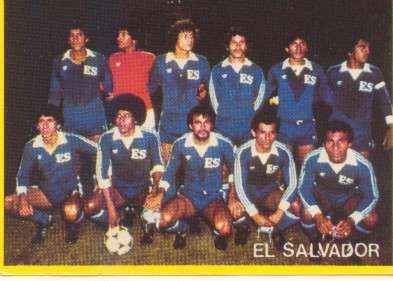 CROMOS COLECCIÓN FUTBOL EN ACCION. DANONE 82. CROMO Nº 55 EL SALVADOR