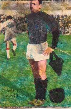 CROMOS JUGADORES DE FUTBOL  AÑOS 60. ARETA-SEVILLA C.F.
