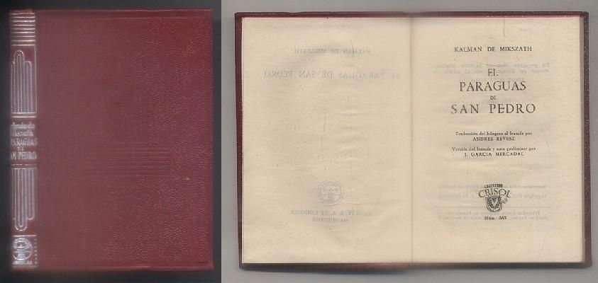EL PARAGUAS DE SAN PEDRO. COLECCION CRISOL Nº 385.